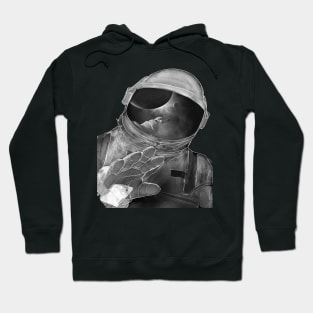 Exploring an Exo Planet Astronaut Space Art Hoodie